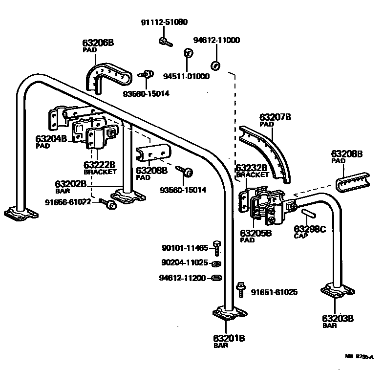 7453 — PROTECTOR PIPE, ROLL BAR & HANDRAIL