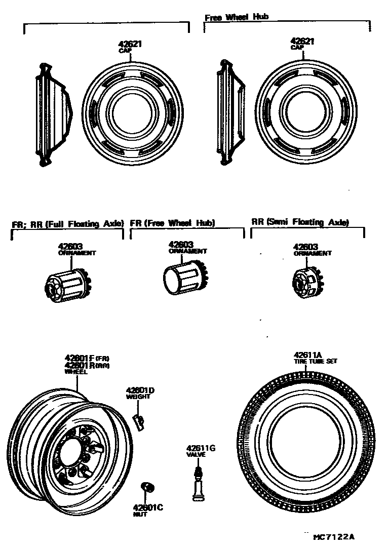4103 — DISC WHEEL & WHEEL CAP