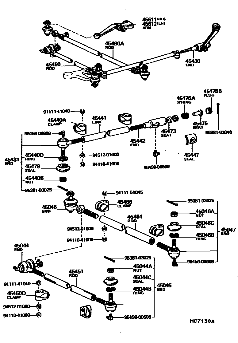 4505 — FRONT STEERING GEAR & LINK