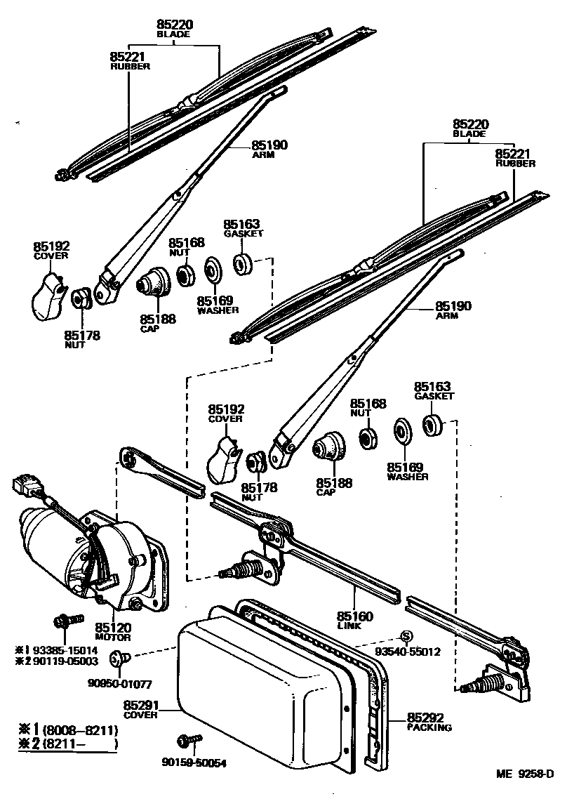 8501 — WINDSHIELD WIPER