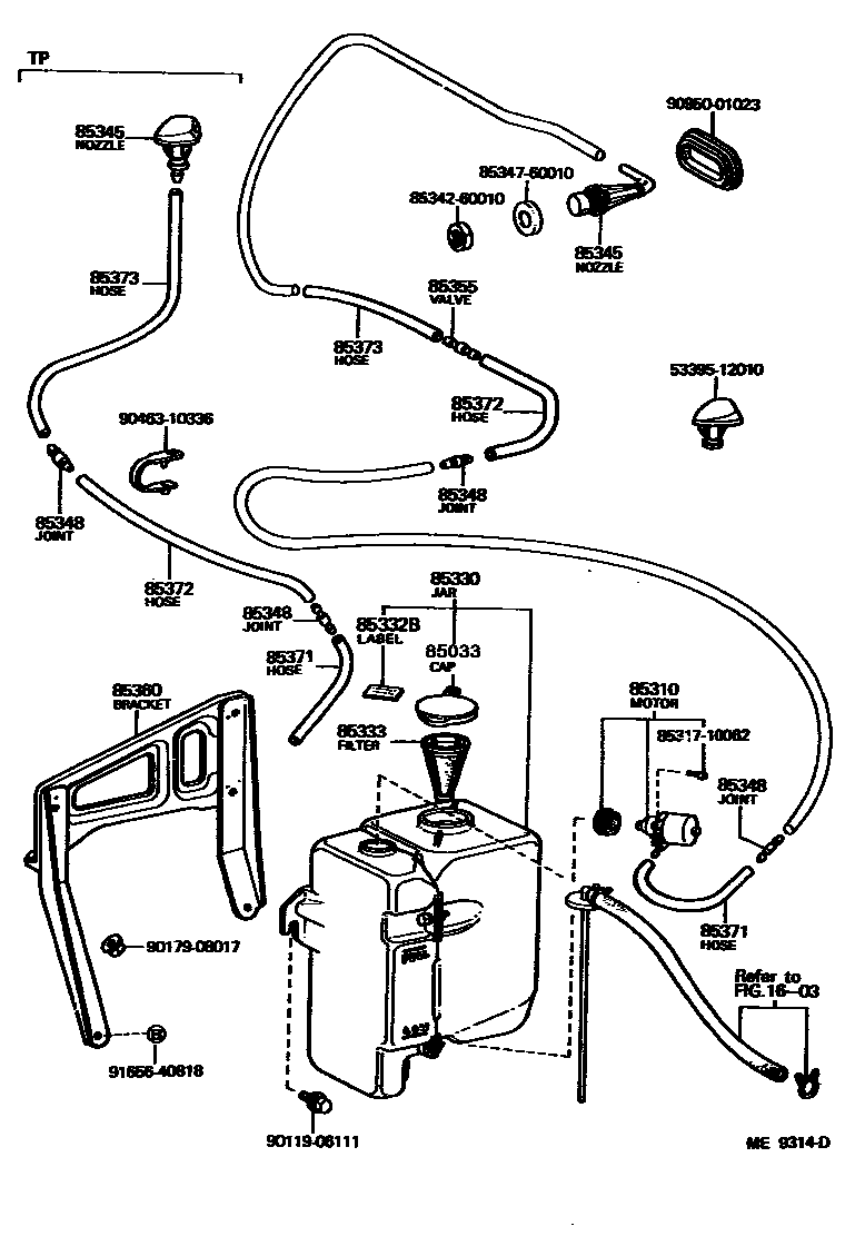 8503 — WINDSHIELD WASHER