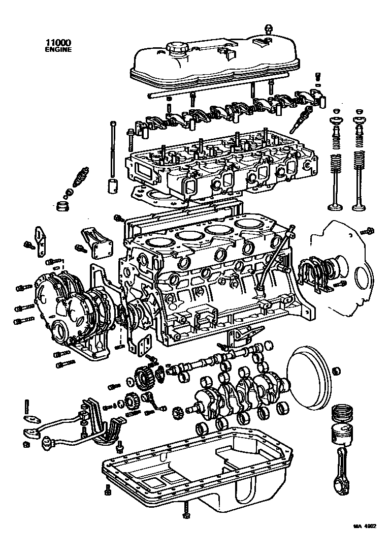 1101 — PARTIAL ENGINE ASSEMBLY
