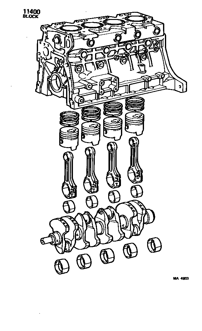 1102 — SHORT BLOCK ASSEMBLY