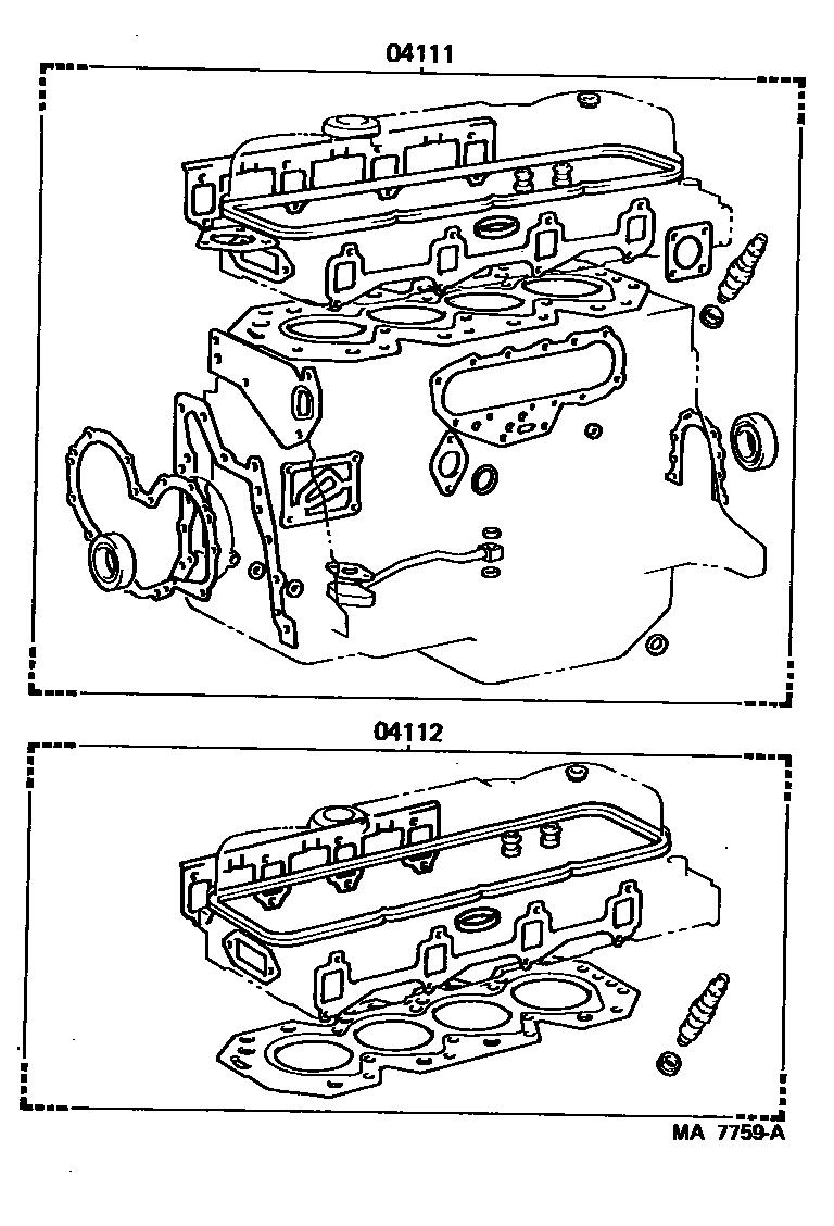 1103 — ENGINE OVERHAUL GASKET KIT