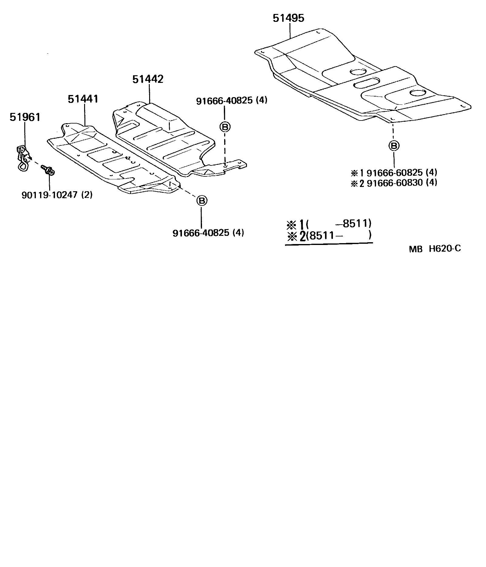 5152 — SUSPENSION CROSSMEMBER & UNDER COVER