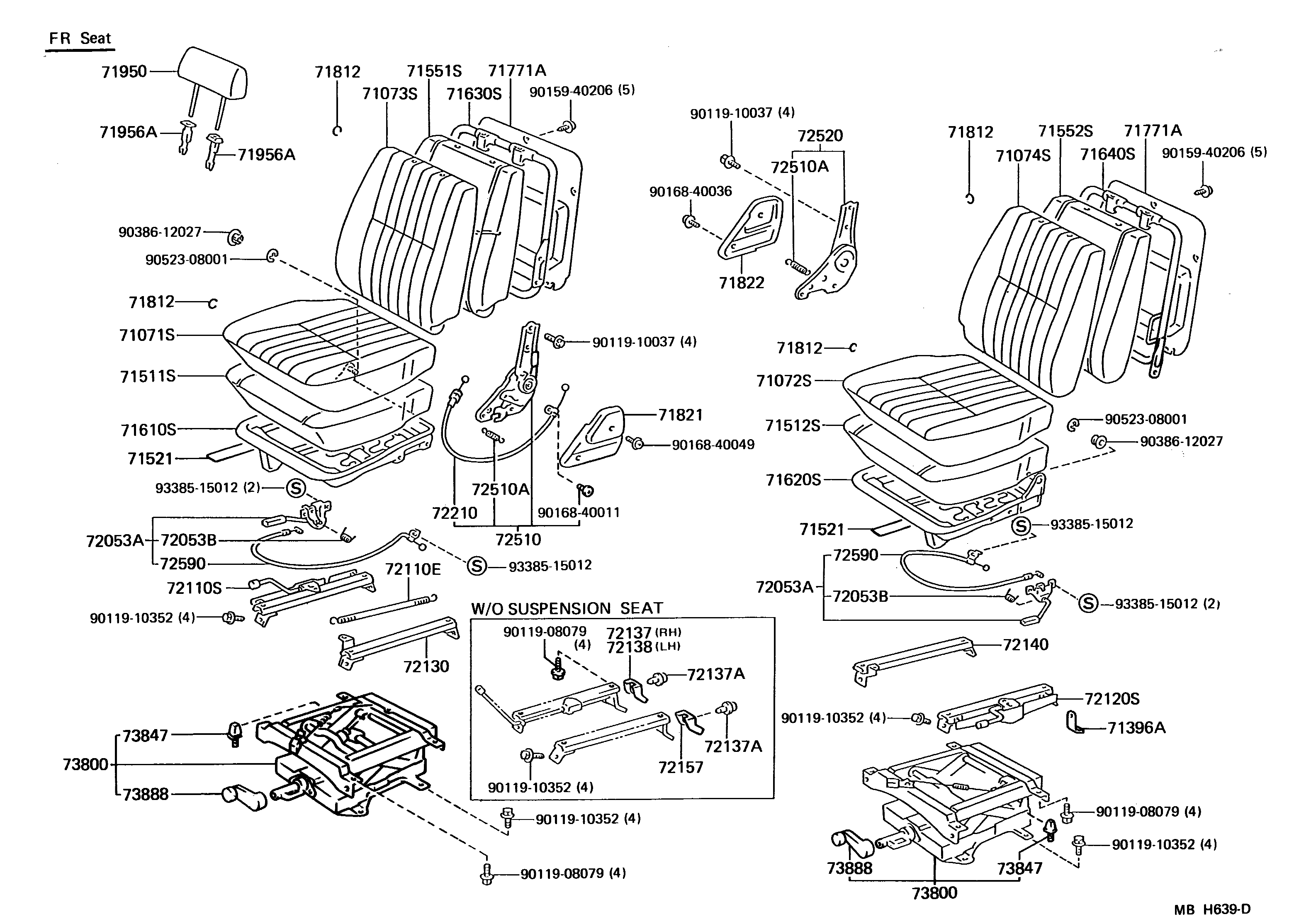 7151 — SEAT & SEAT TRACK