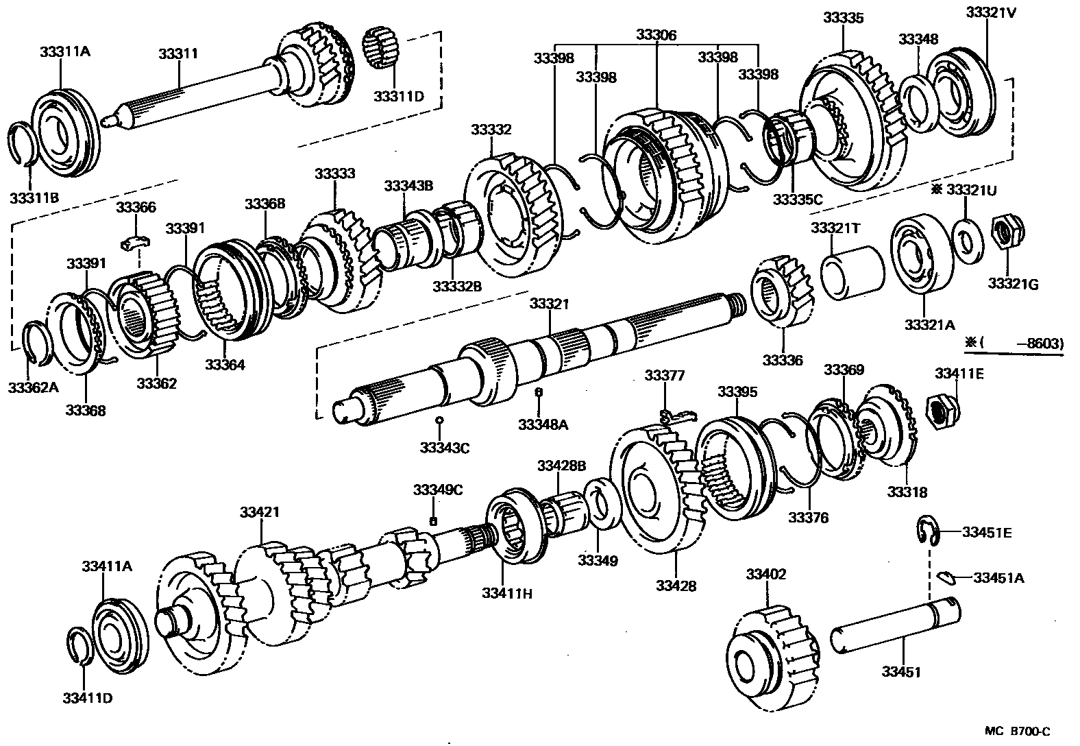 3305 — TRANSMISSION GEAR (MTM)