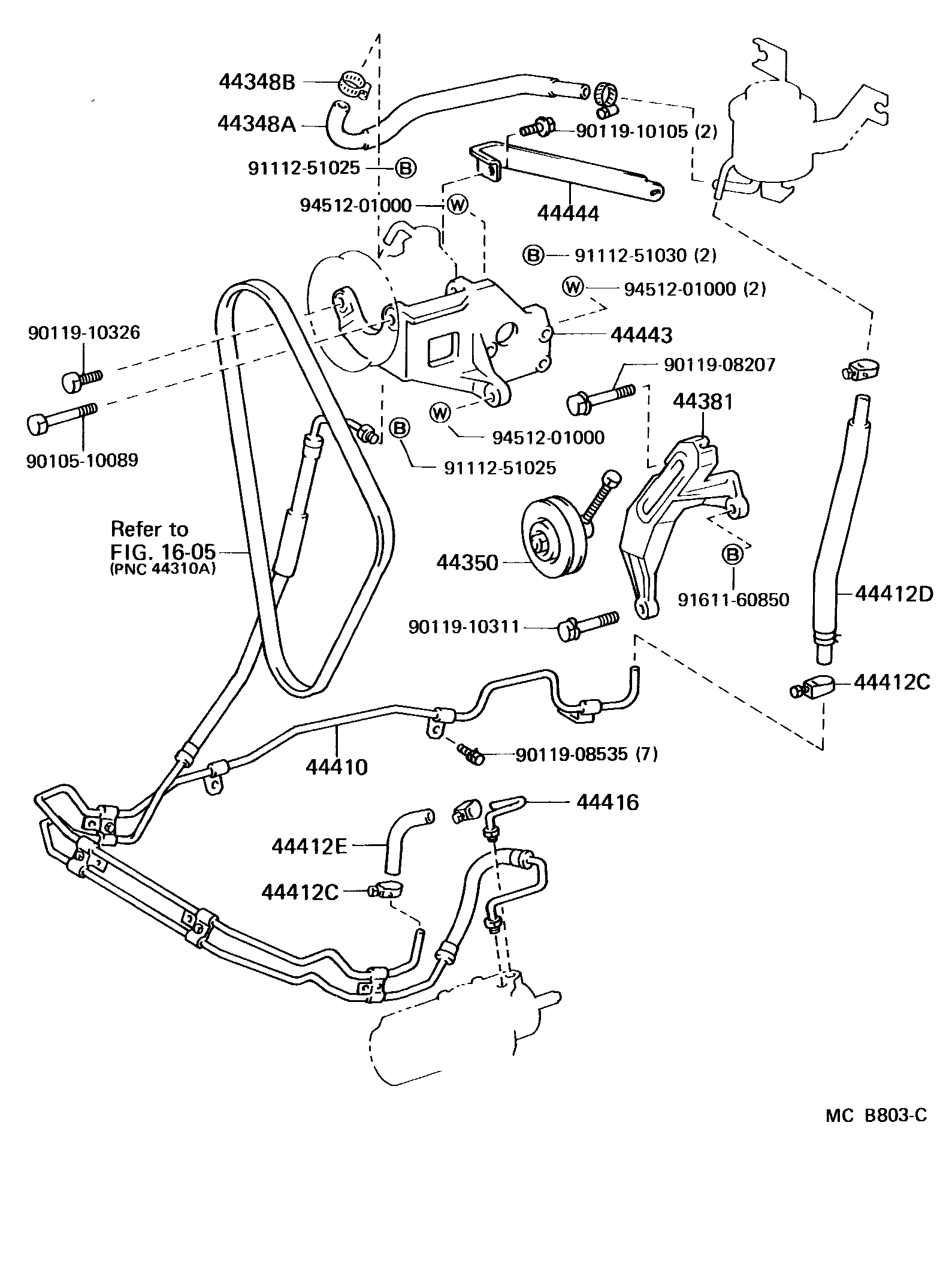 4503 — POWER STEERING TUBE