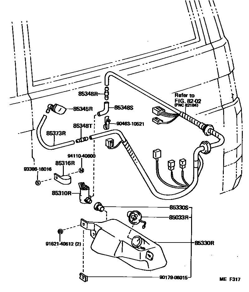 8504 — REAR WASHER