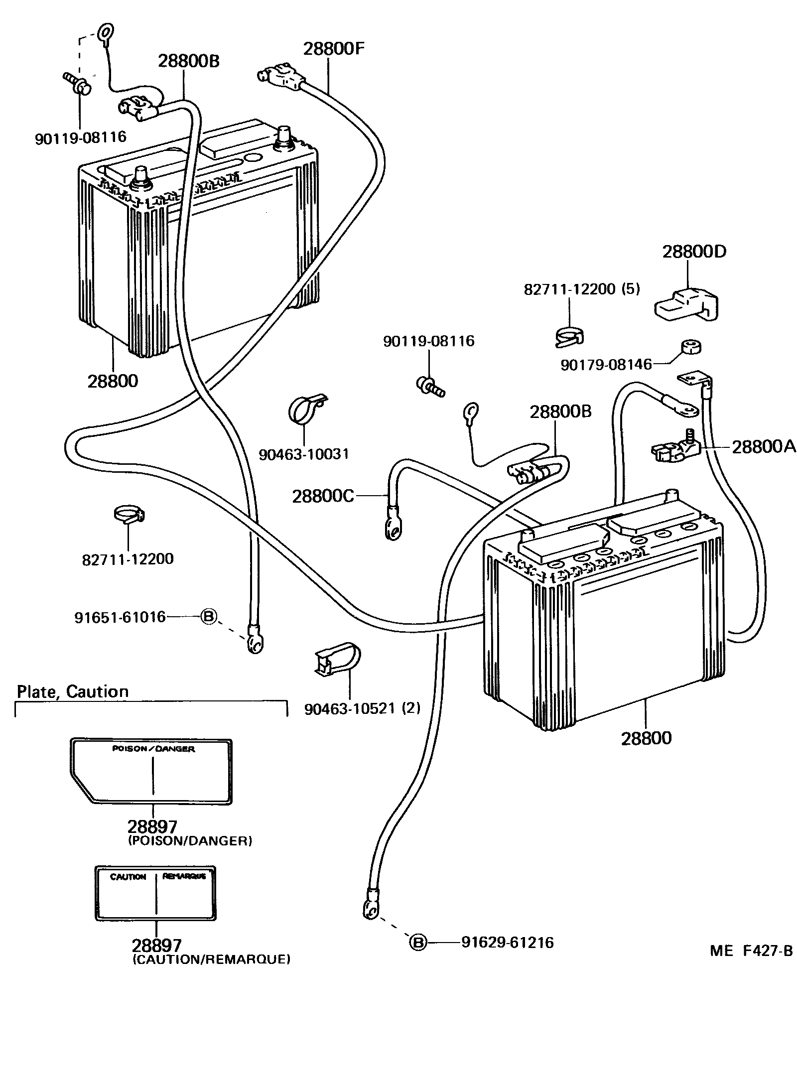 8201 — BATTERY & BATTERY CABLE