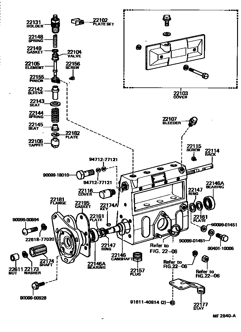2203 — INJECTION PUMP BODY