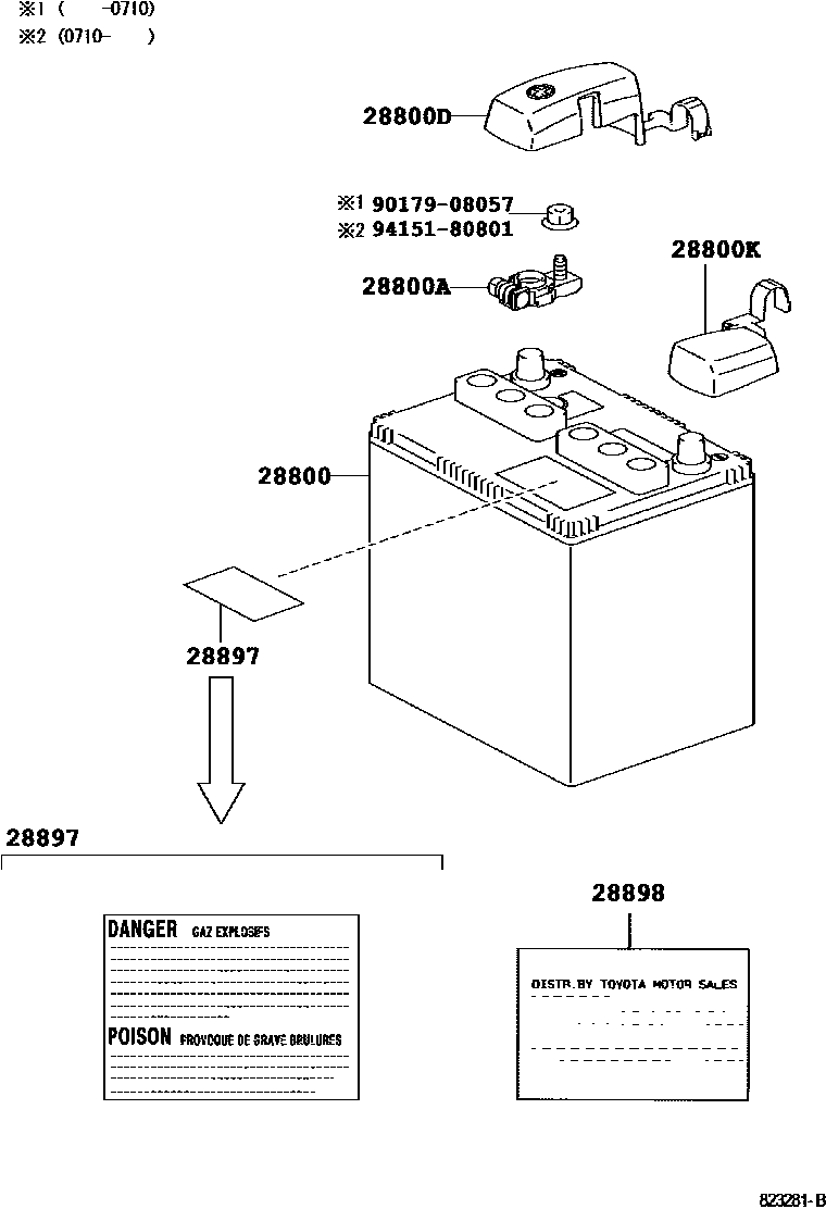 8201 — BATTERY & BATTERY CABLE