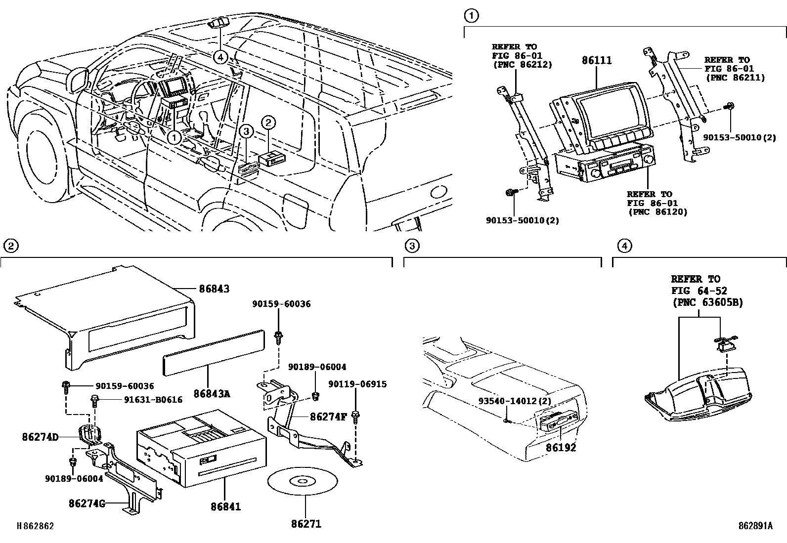 8603 — NAVIGATION & FRONT MONITOR DISPLAY