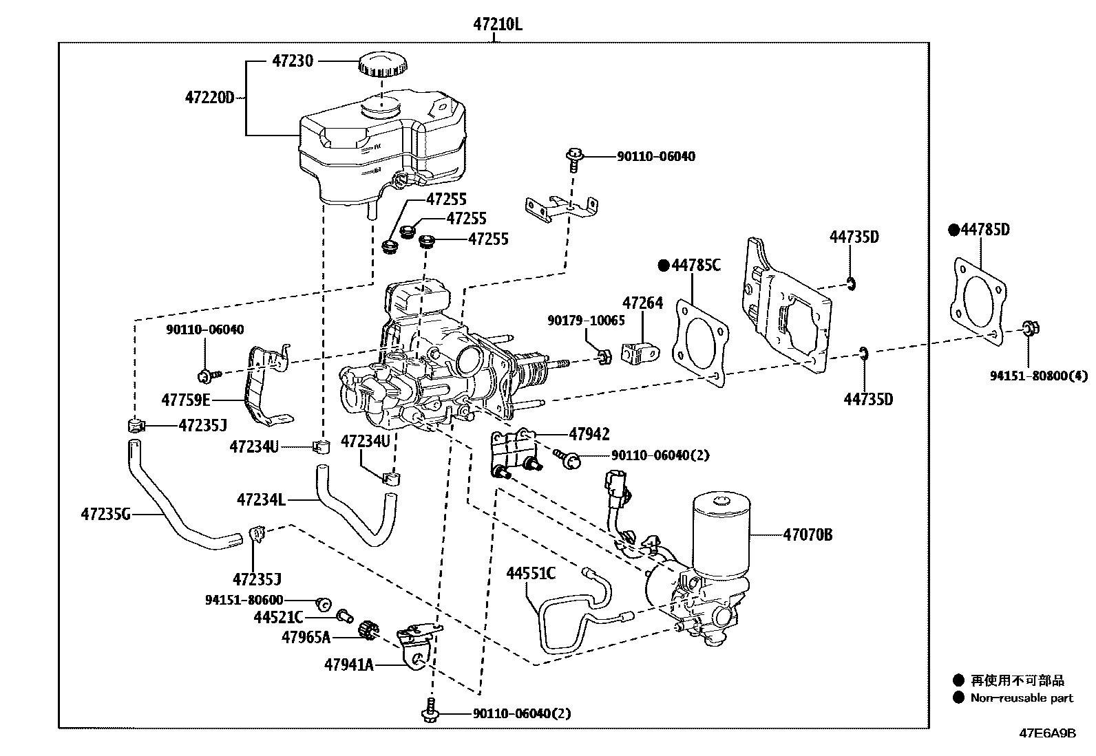 4702 — BRAKE MASTER CYLINDER
