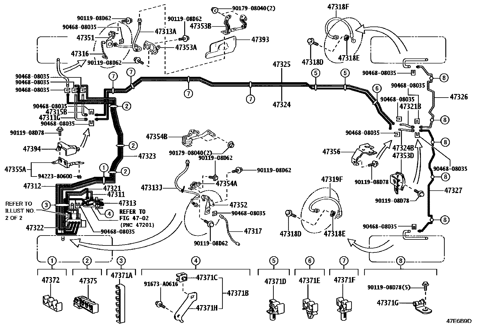 4708 — BRAKE TUBE & CLAMP