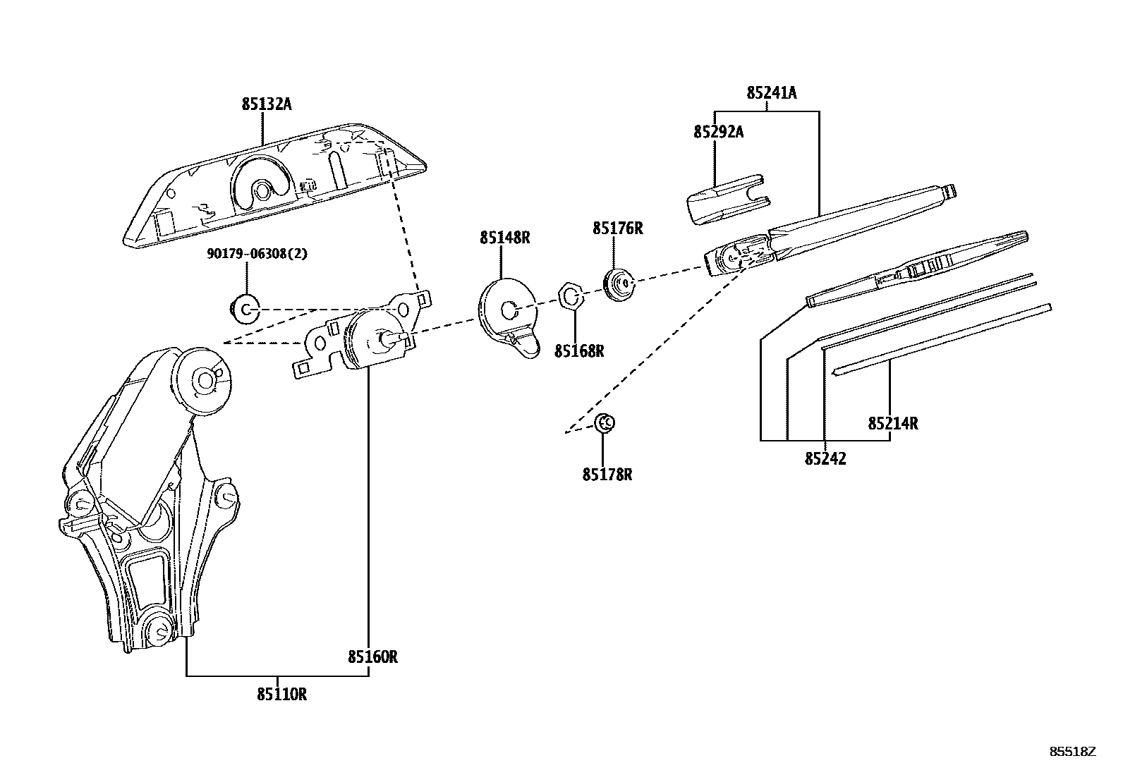 8502 — REAR WIPER