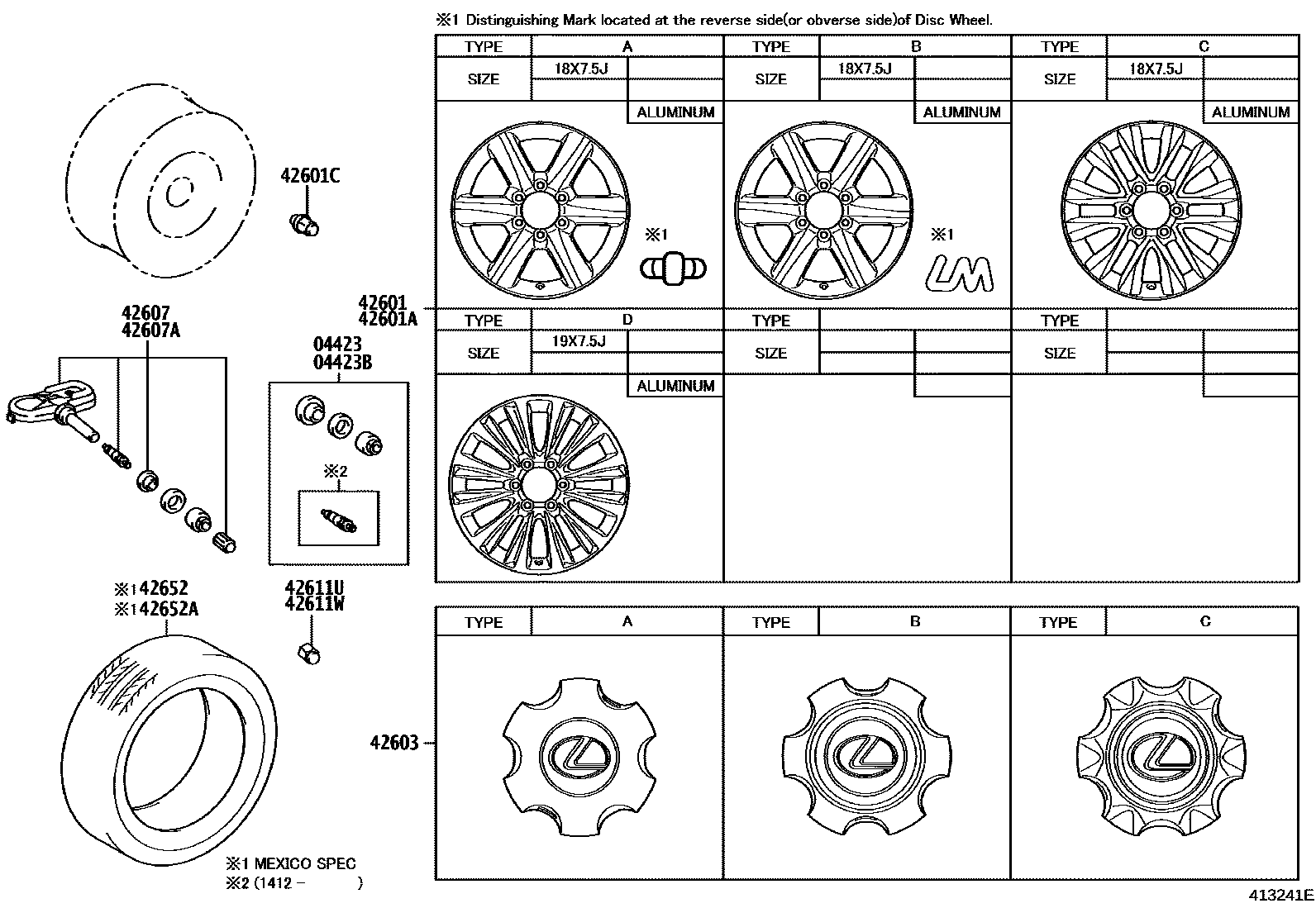 4103 — DISC WHEEL & WHEEL CAP