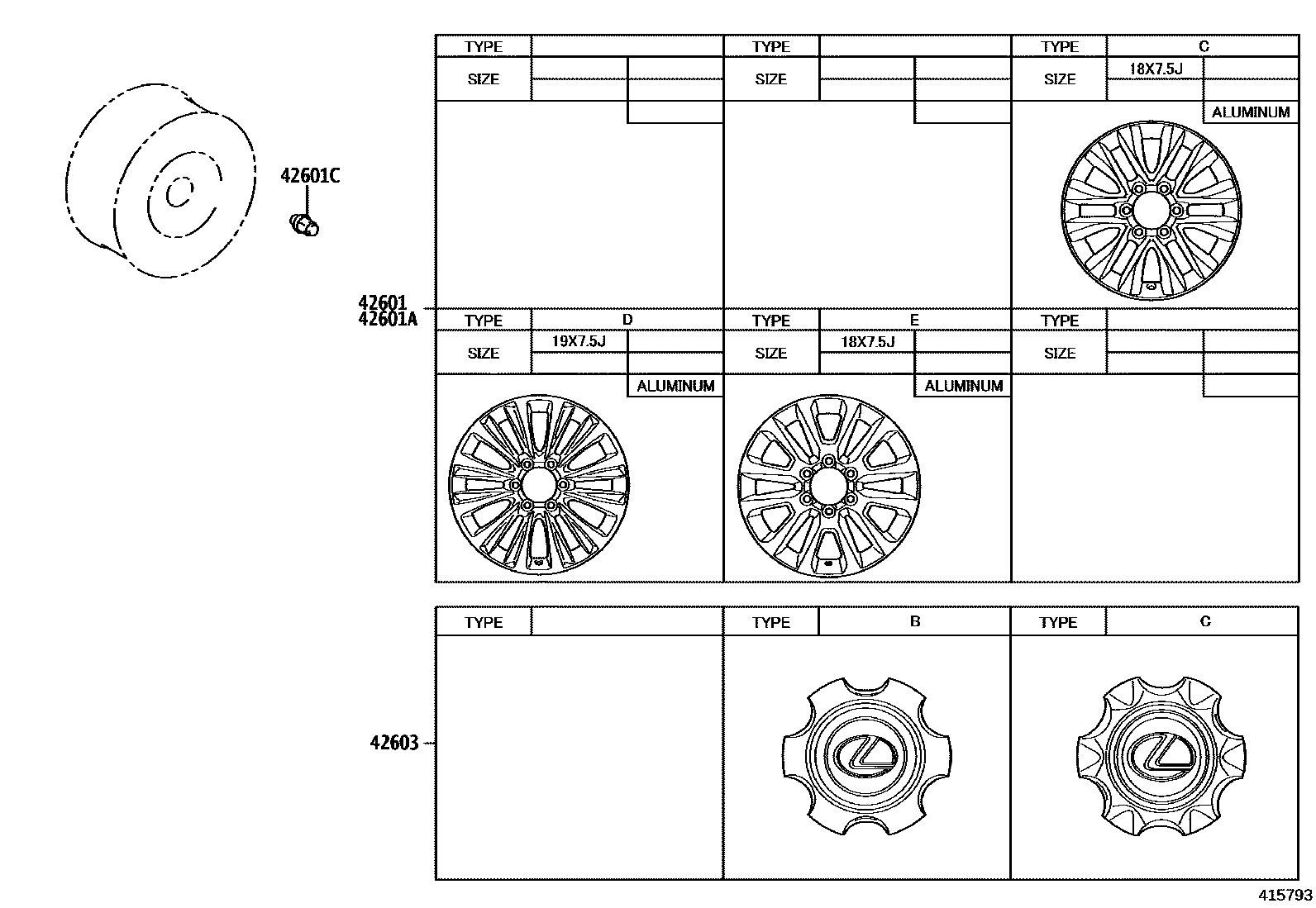 4103 — DISC WHEEL & WHEEL CAP