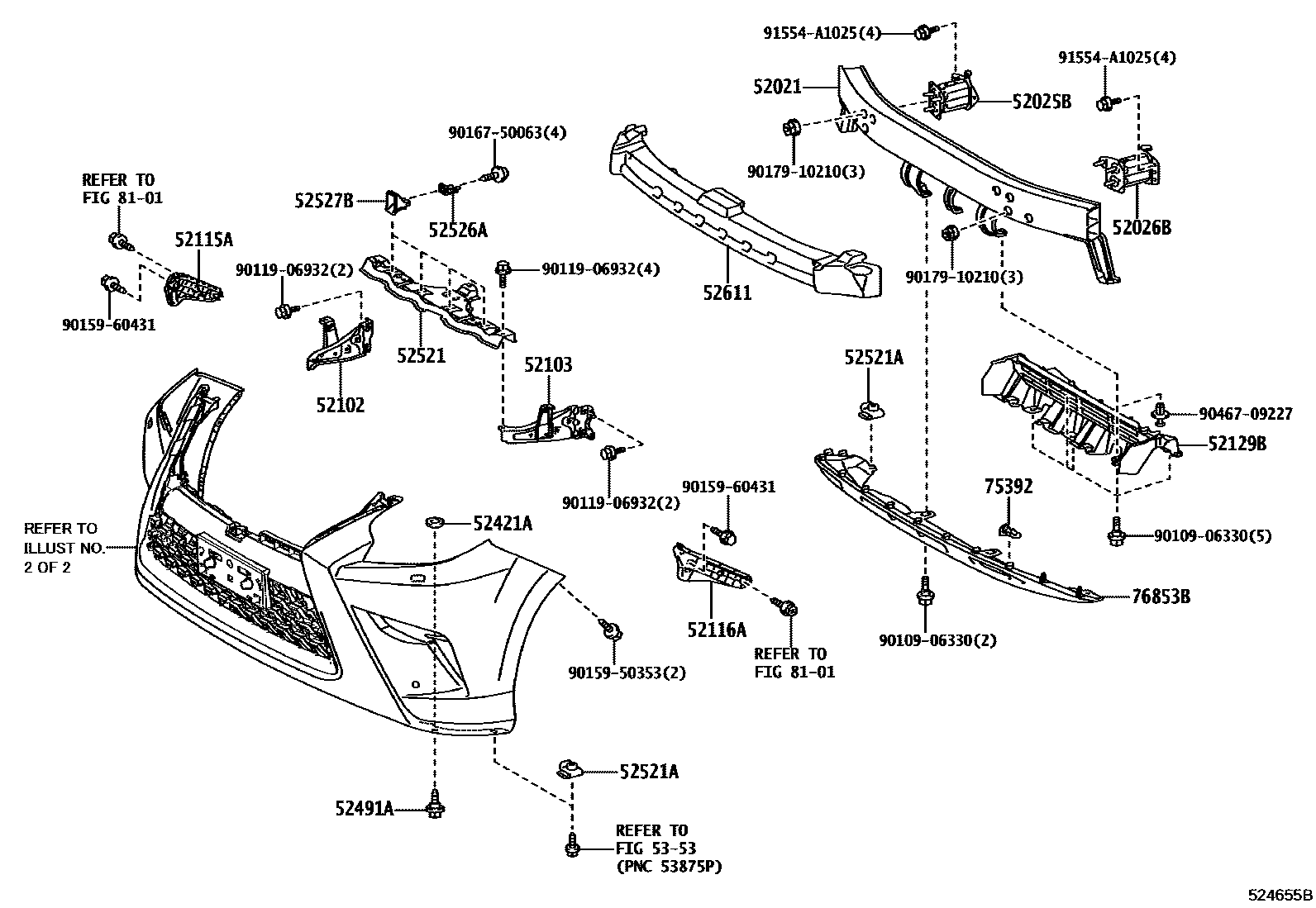 5252 — FRONT BUMPER & BUMPER STAY