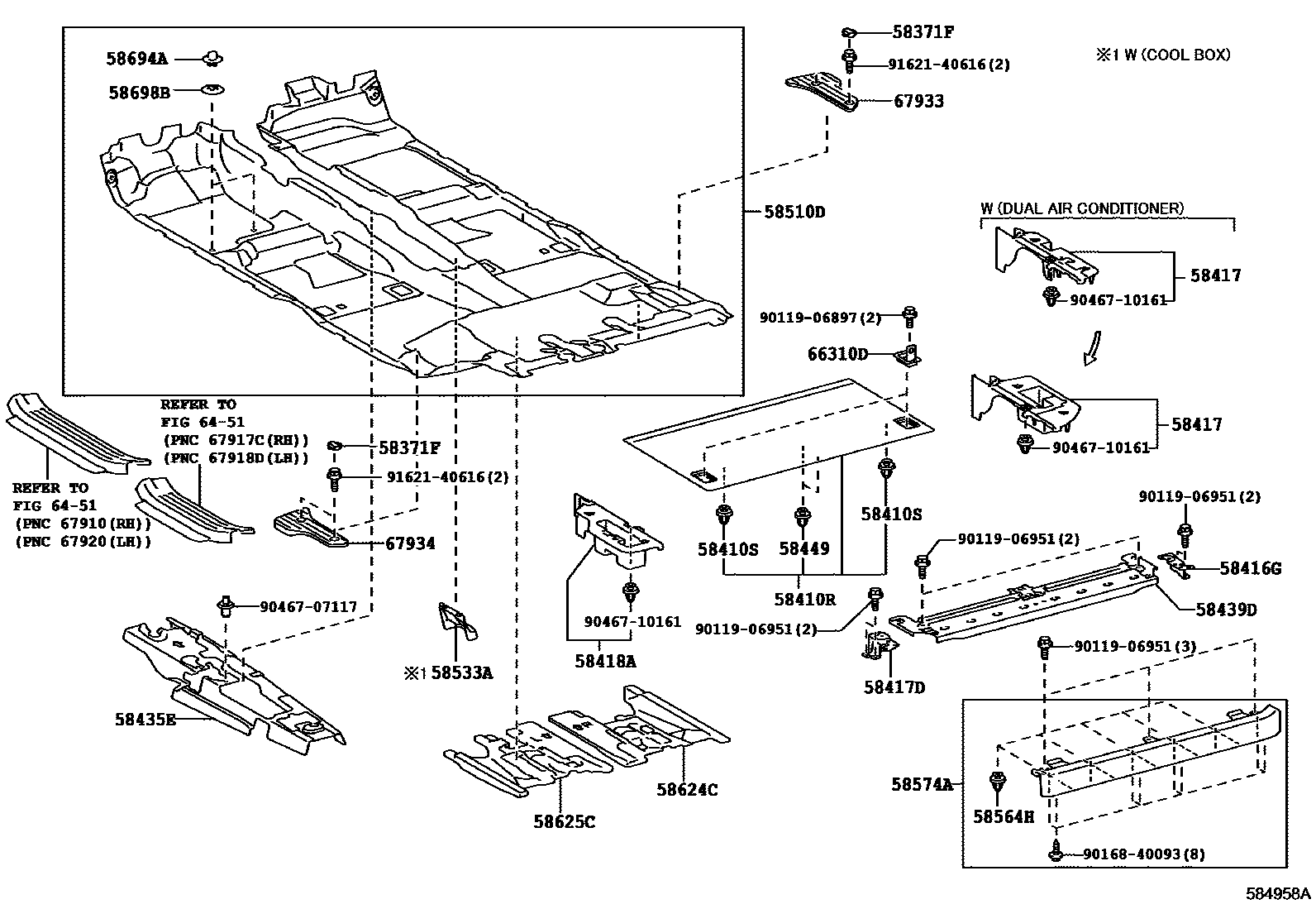 5854 — FLOOR MAT & SILENCER PAD