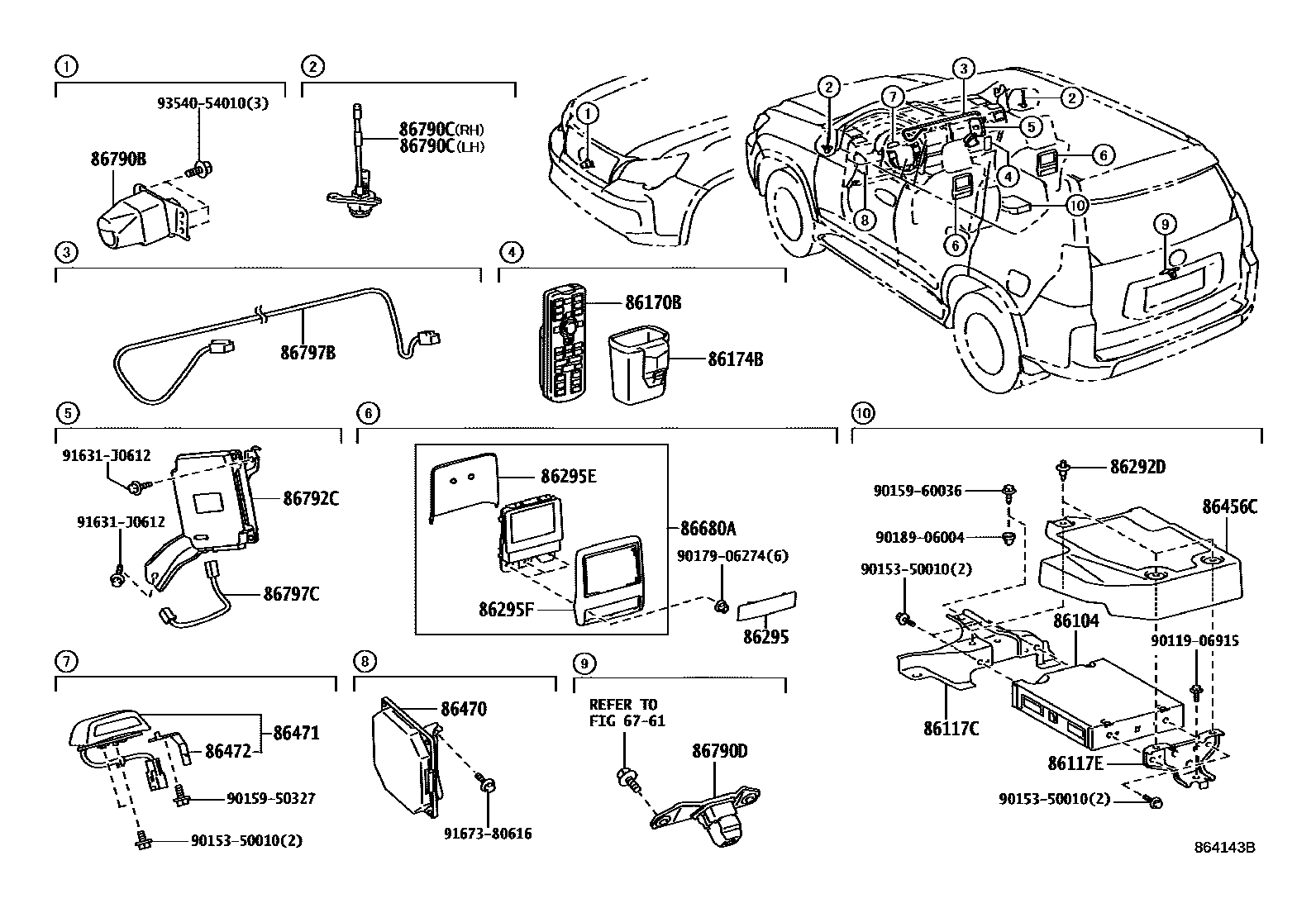 8606 — CAMERA & REAR MONITOR DISPLAY