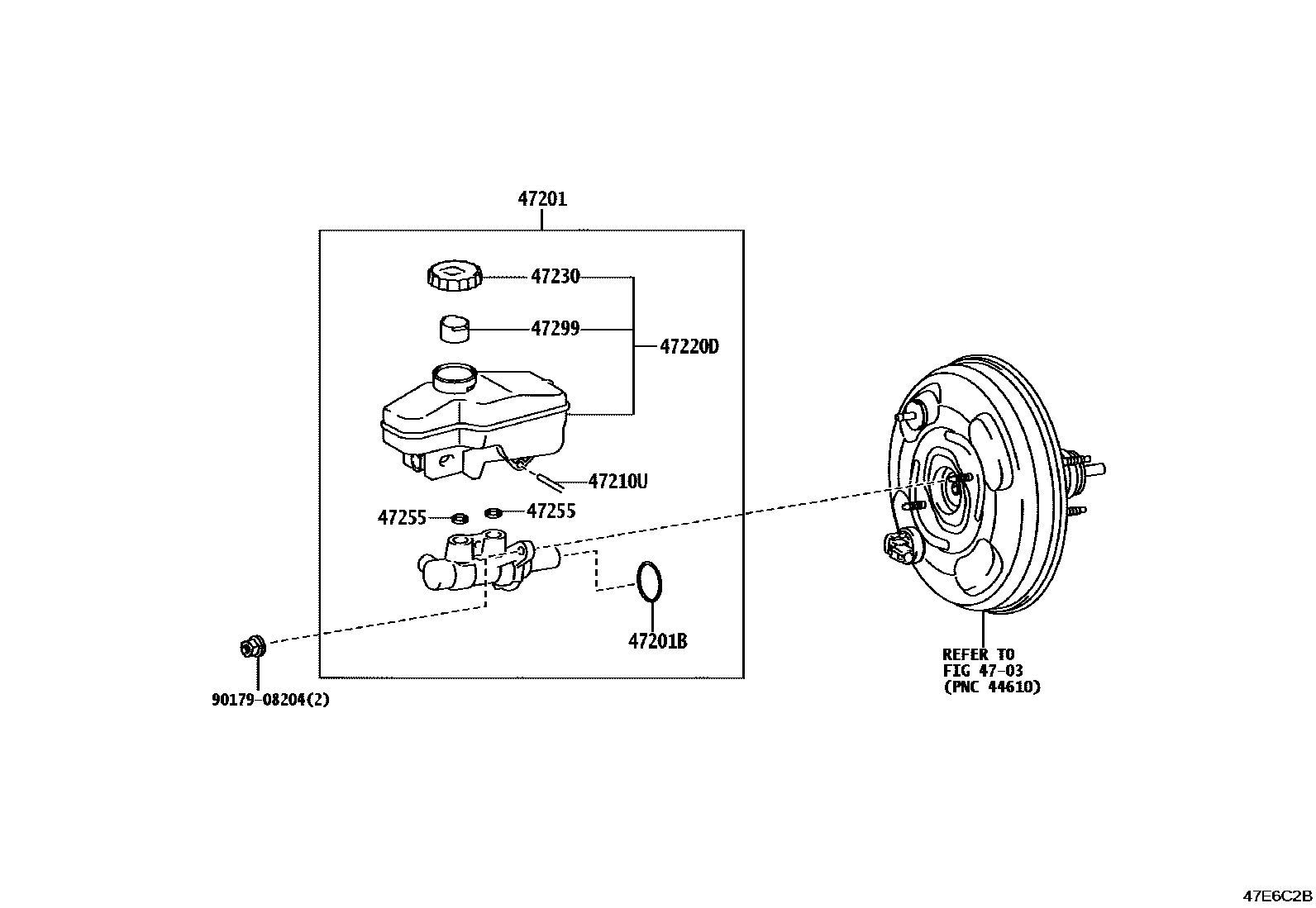 4702 — BRAKE MASTER CYLINDER