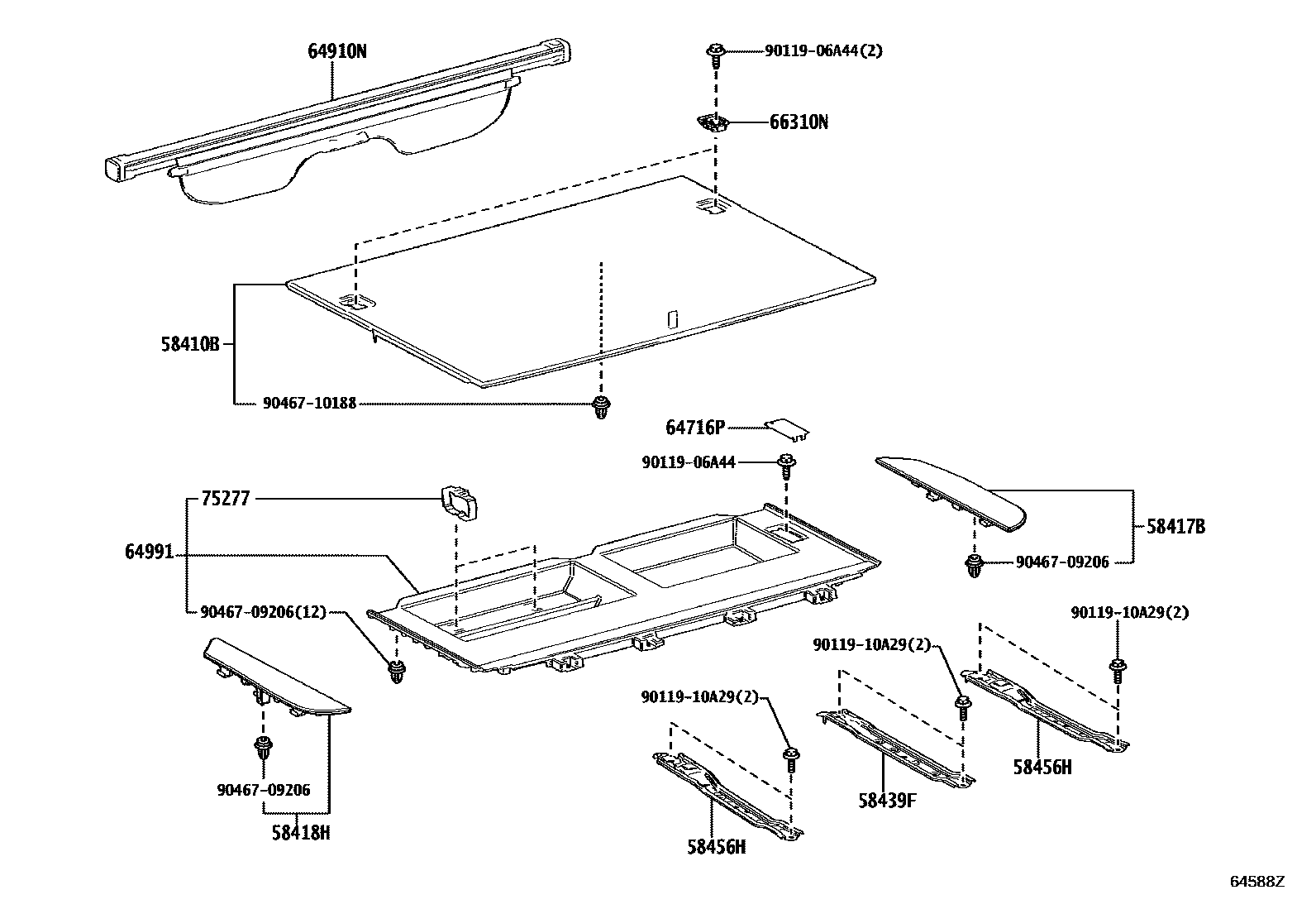 6455 — DECK BOARD & DECK TRIM COVER