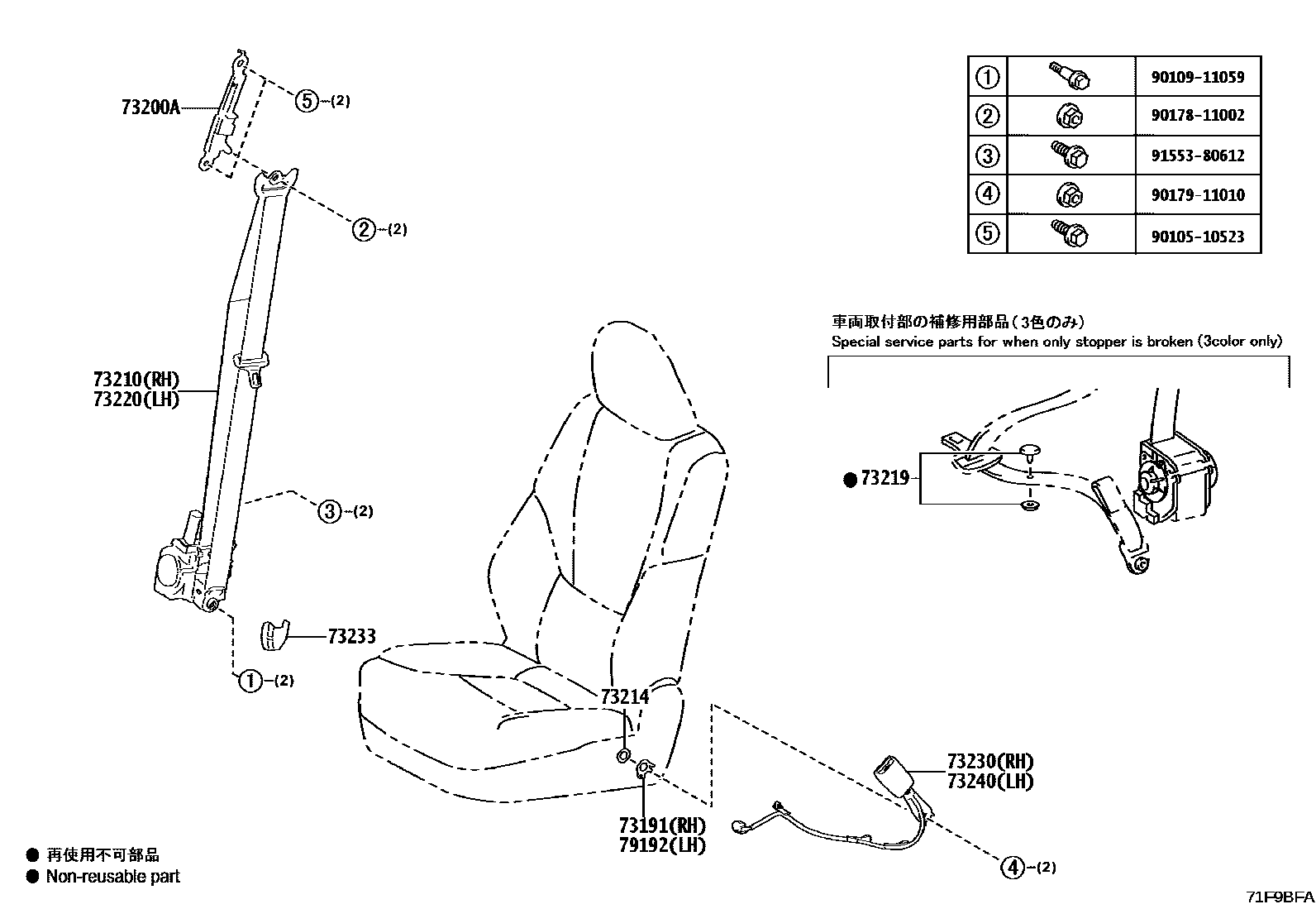 7152 — SEAT BELT
