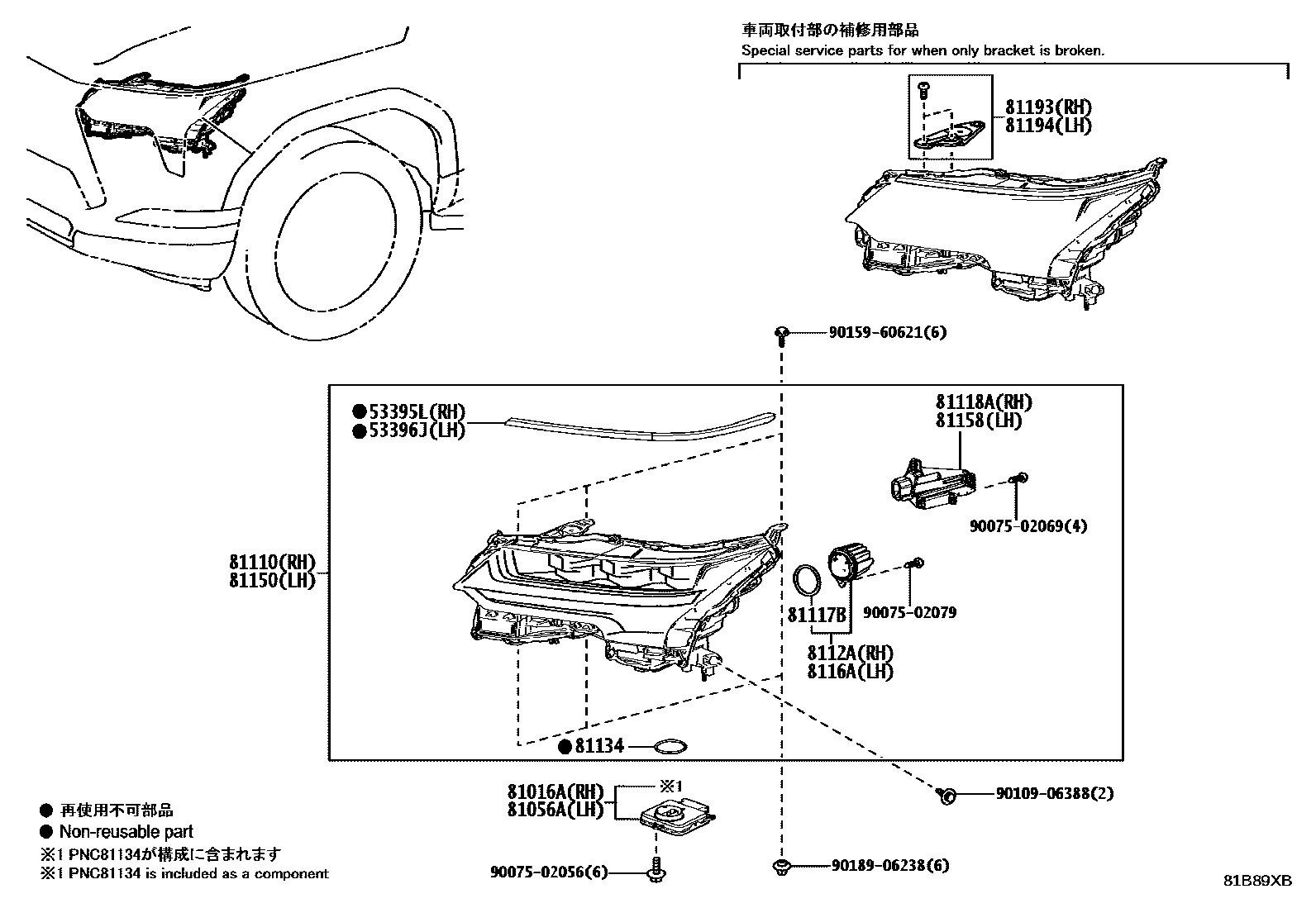 8101 — HEADLAMP