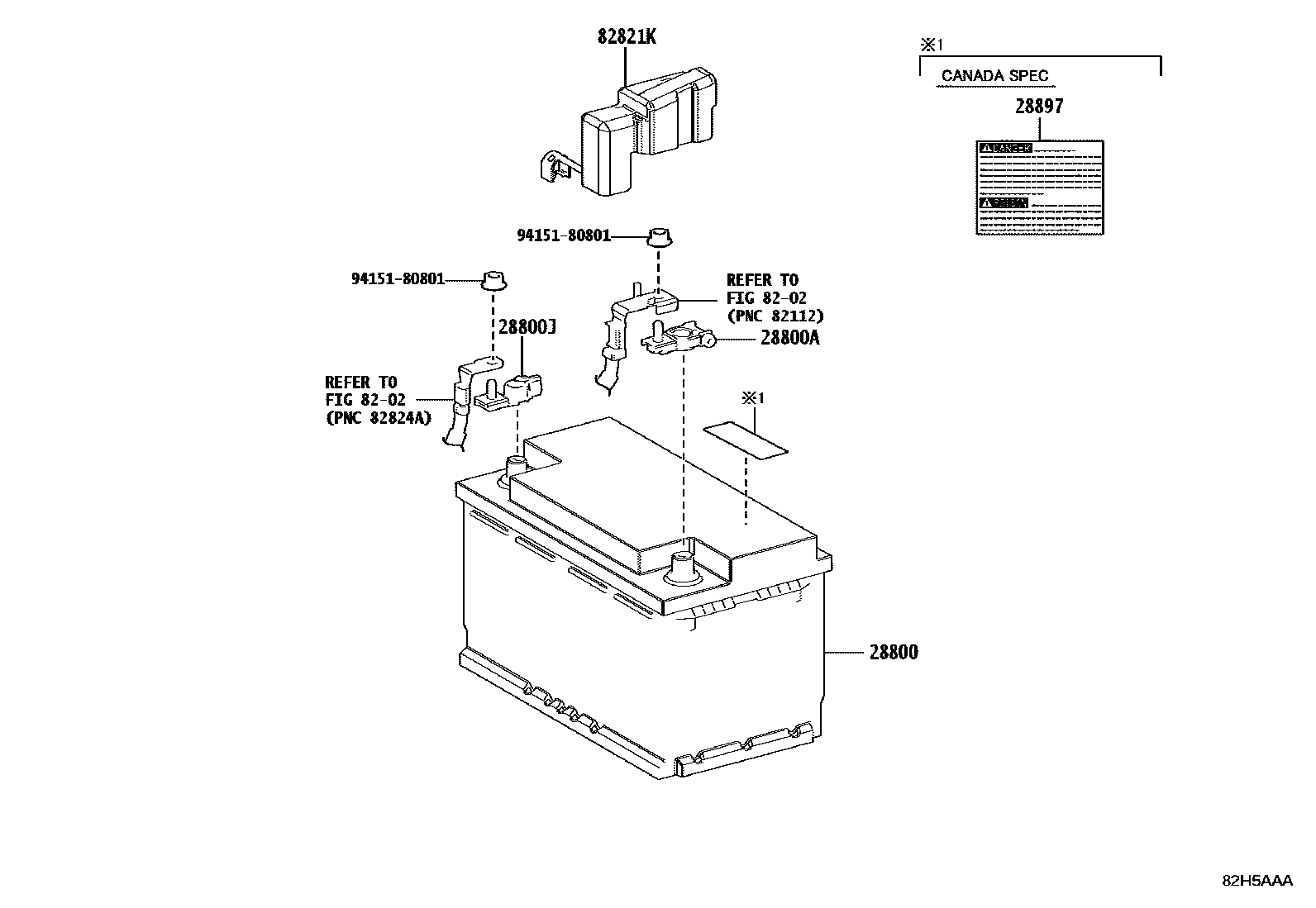 8201 — BATTERY & BATTERY CABLE