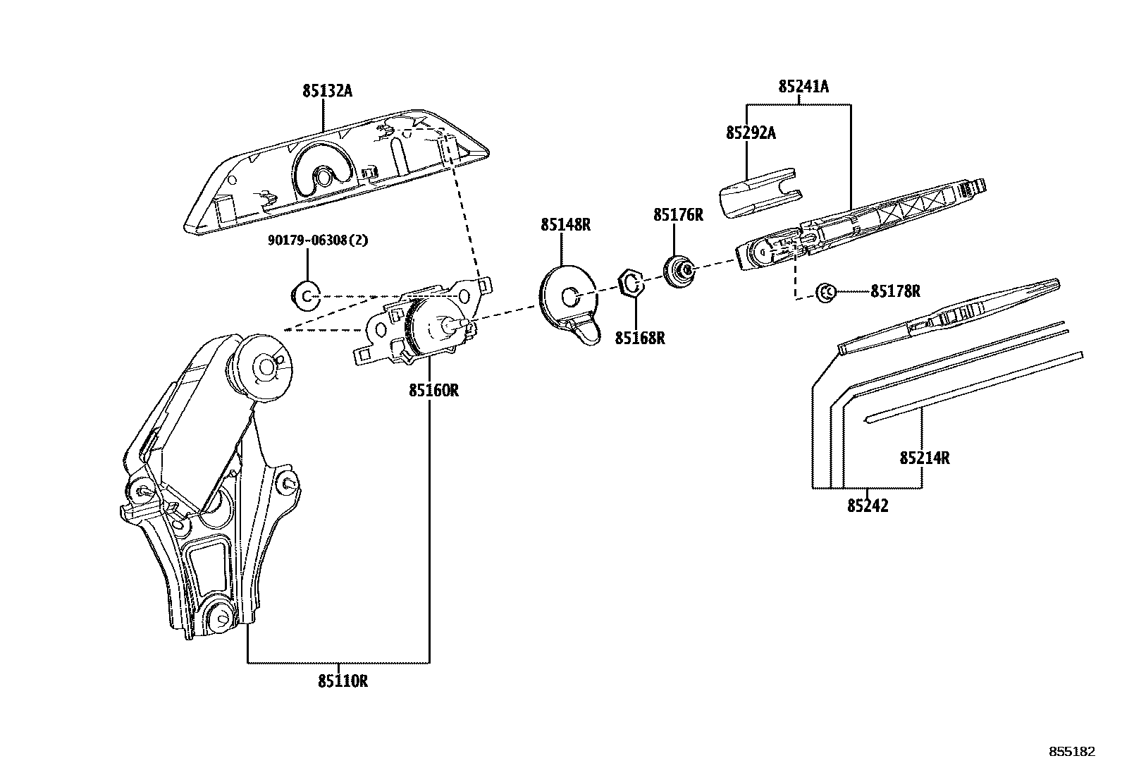 8502 — REAR WIPER