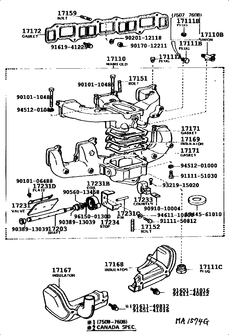 1701 — MANIFOLD