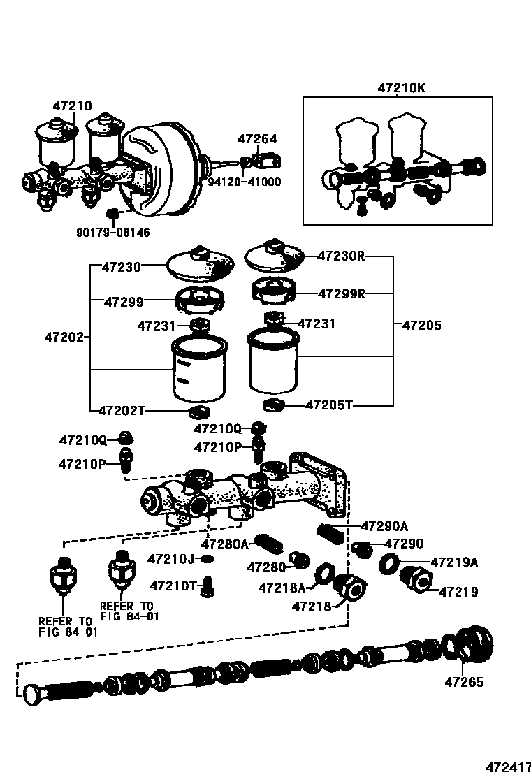 4702 — BRAKE MASTER CYLINDER