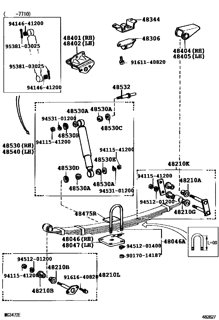 4804 — REAR SPRING & SHOCK ABSORBER