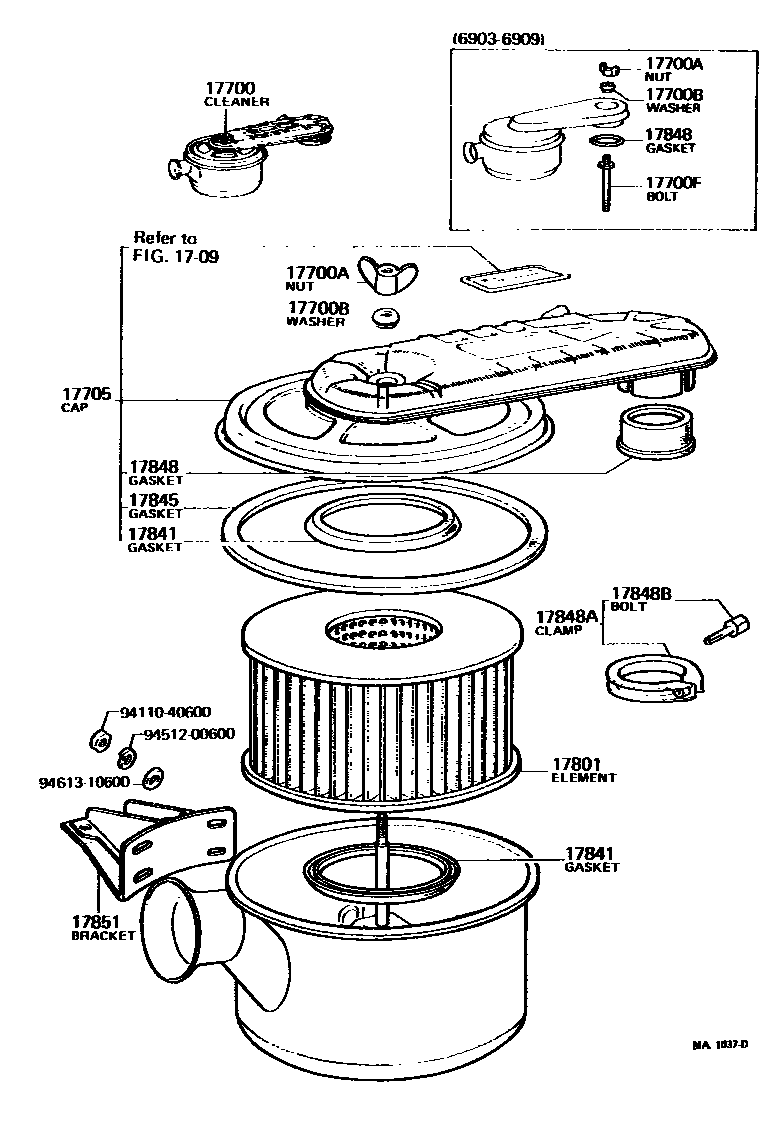 1703 — AIR CLEANER