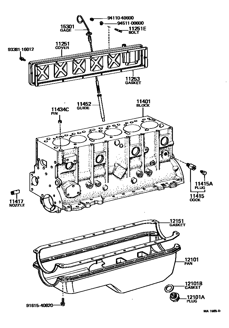 1105 — CYLINDER BLOCK