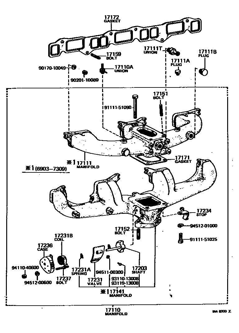 1701 — MANIFOLD