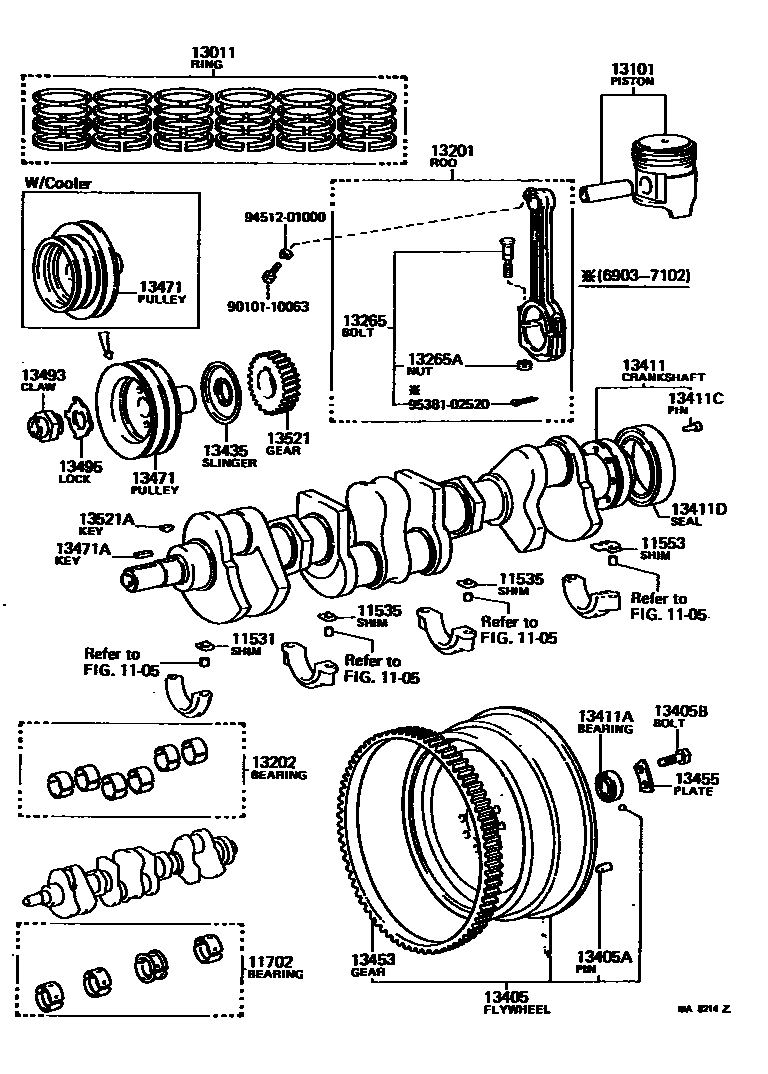 1301 — CRANKSHAFT & PISTON
