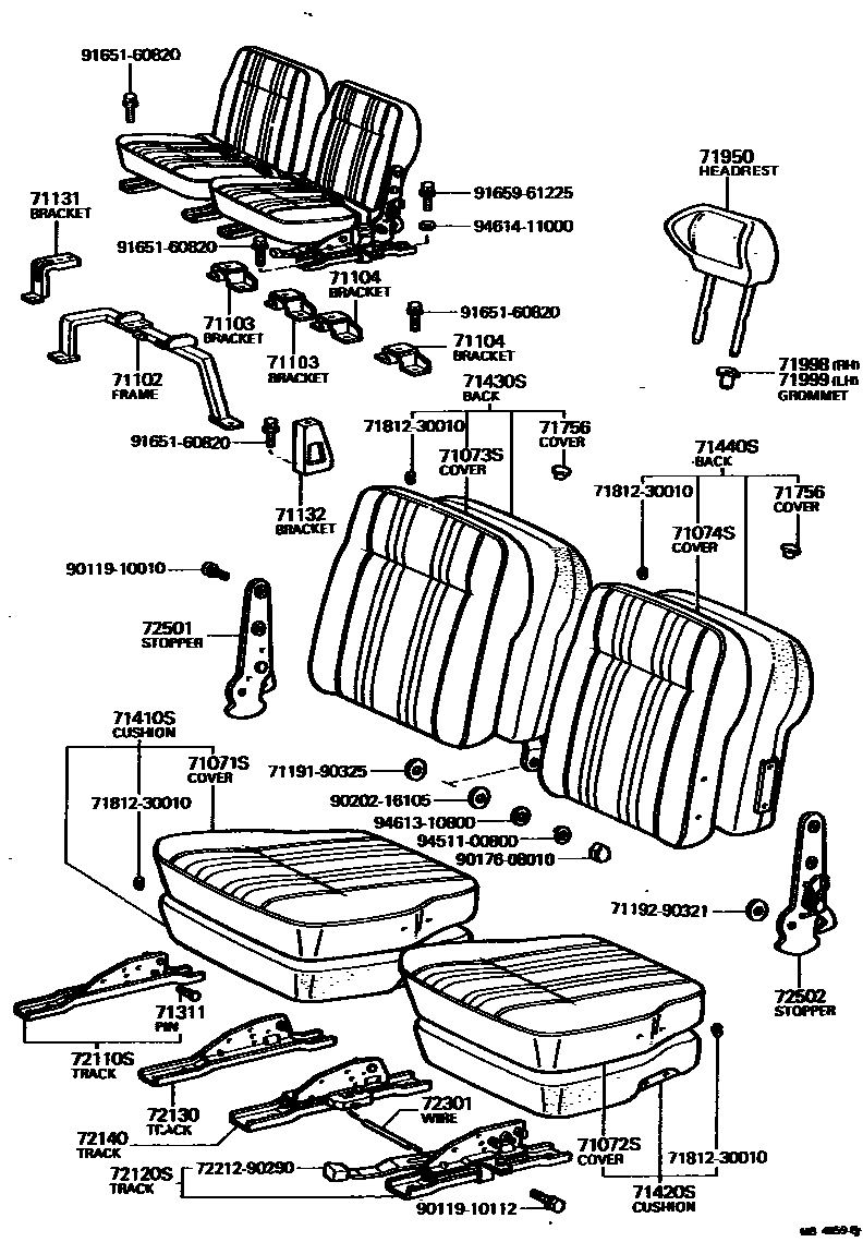 7151 — SEAT & SEAT TRACK