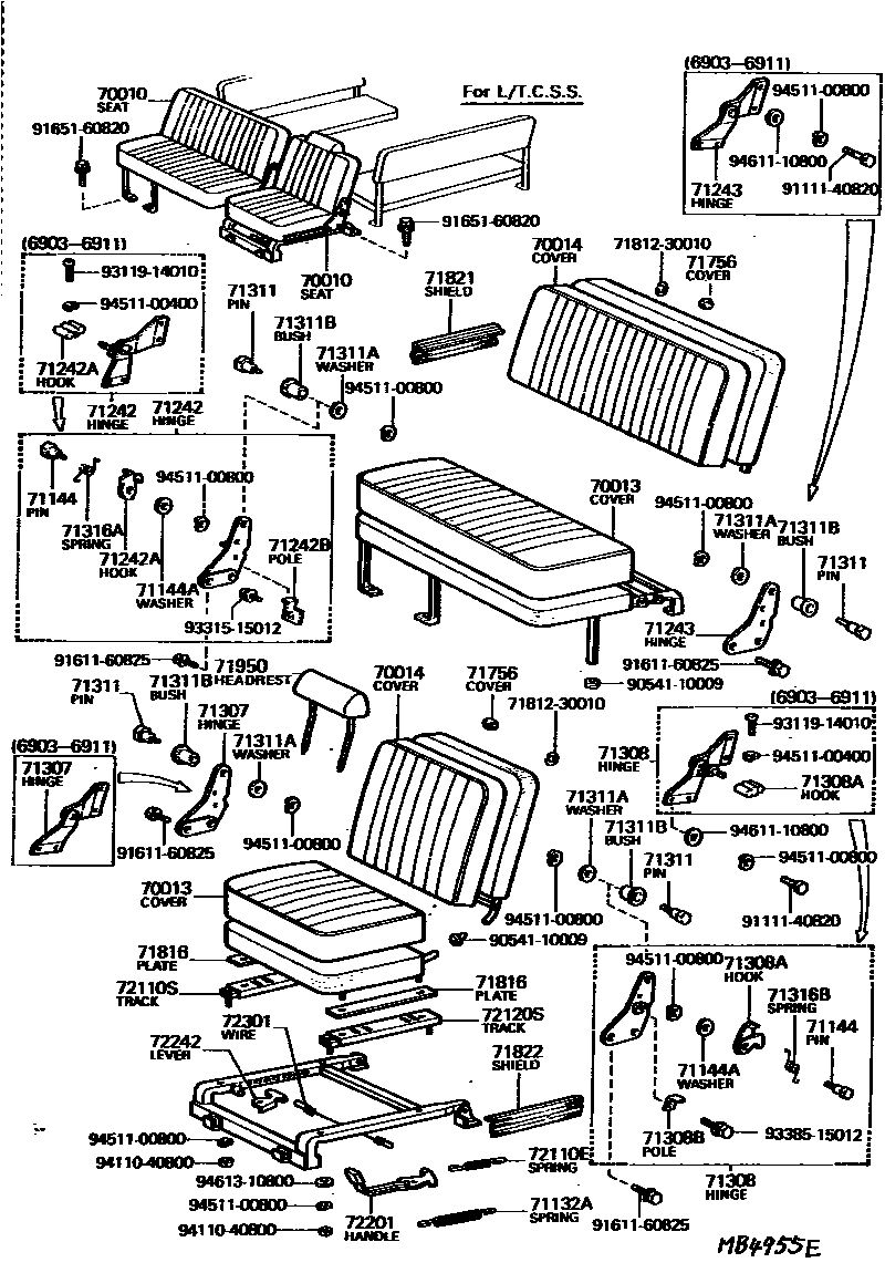 7151 — SEAT & SEAT TRACK