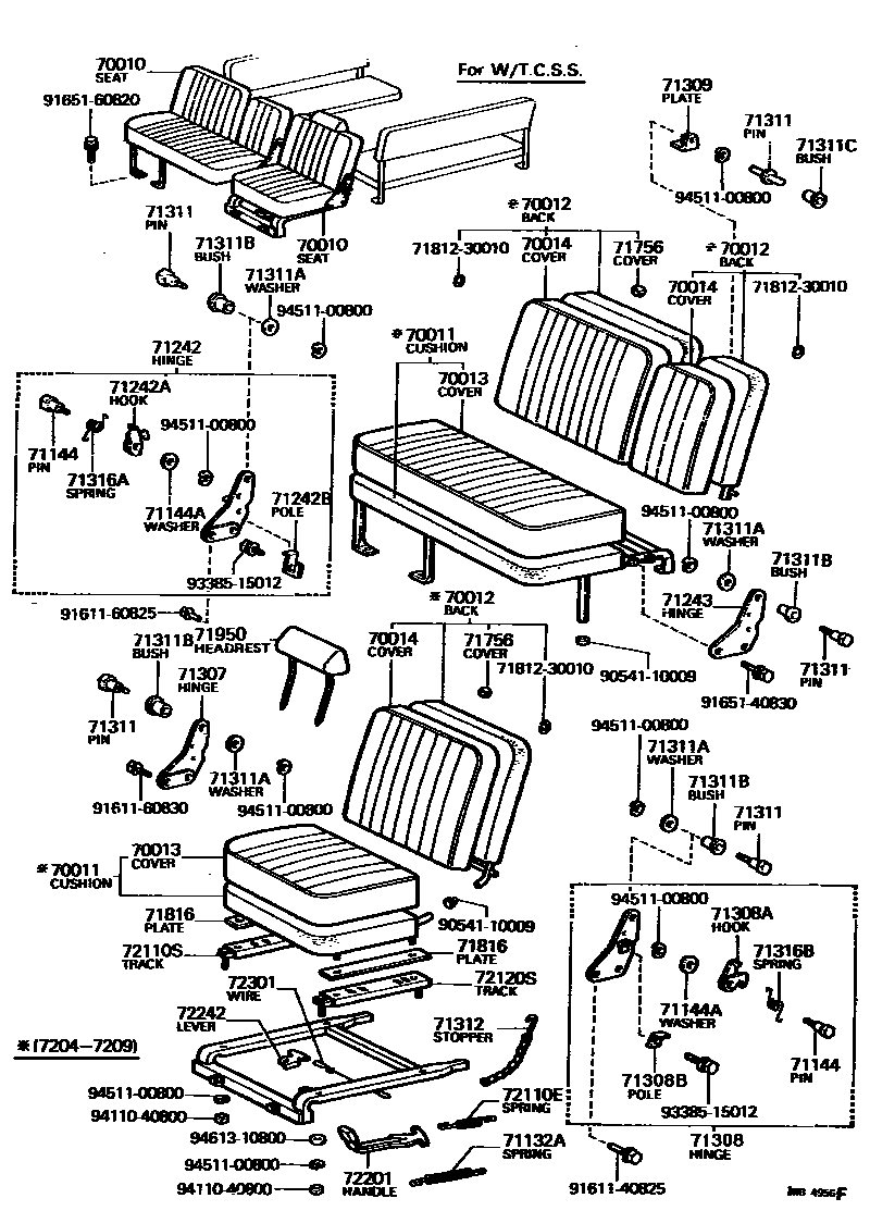7151 — SEAT & SEAT TRACK
