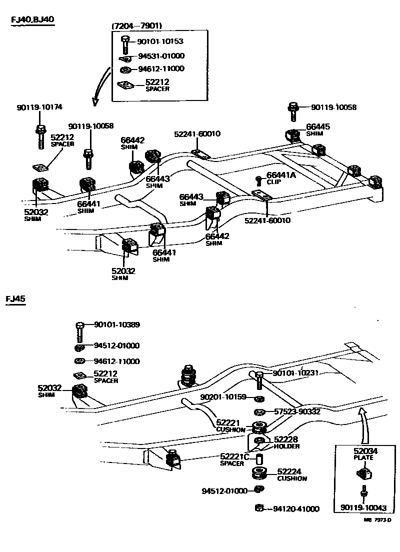 5251 — CAB MOUNTING & BODY MOUNTING