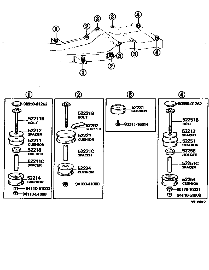 5251 — CAB MOUNTING & BODY MOUNTING
