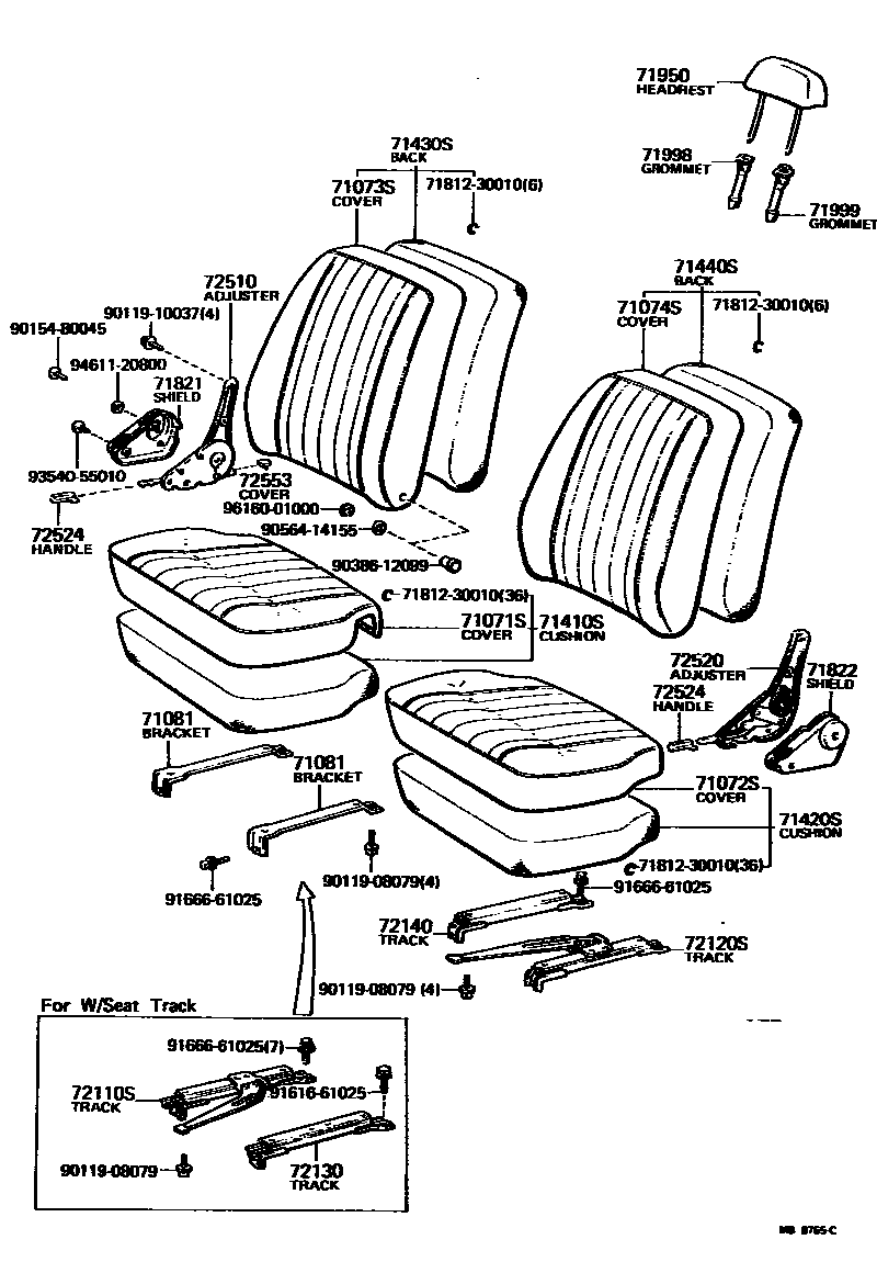 7151 — SEAT & SEAT TRACK
