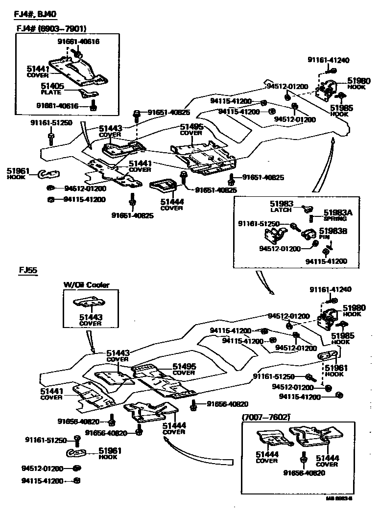 5152 — SUSPENSION CROSSMEMBER & UNDER COVER