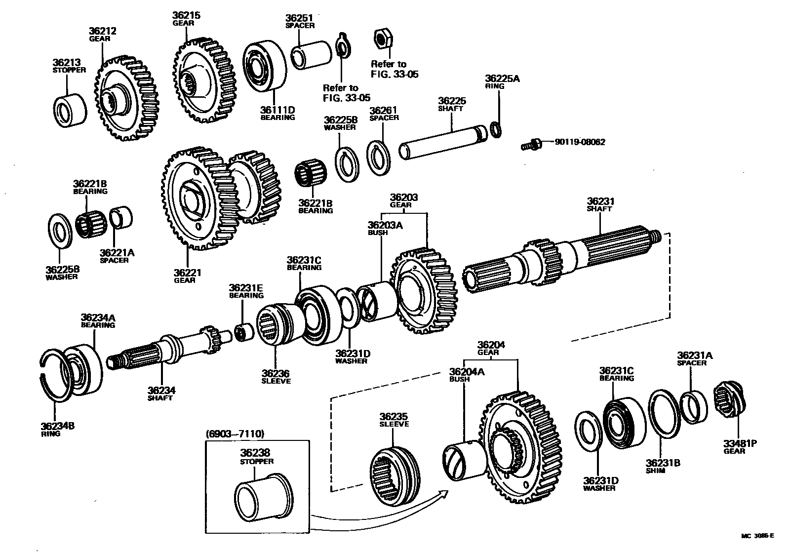 3610 — TRANSFER GEAR