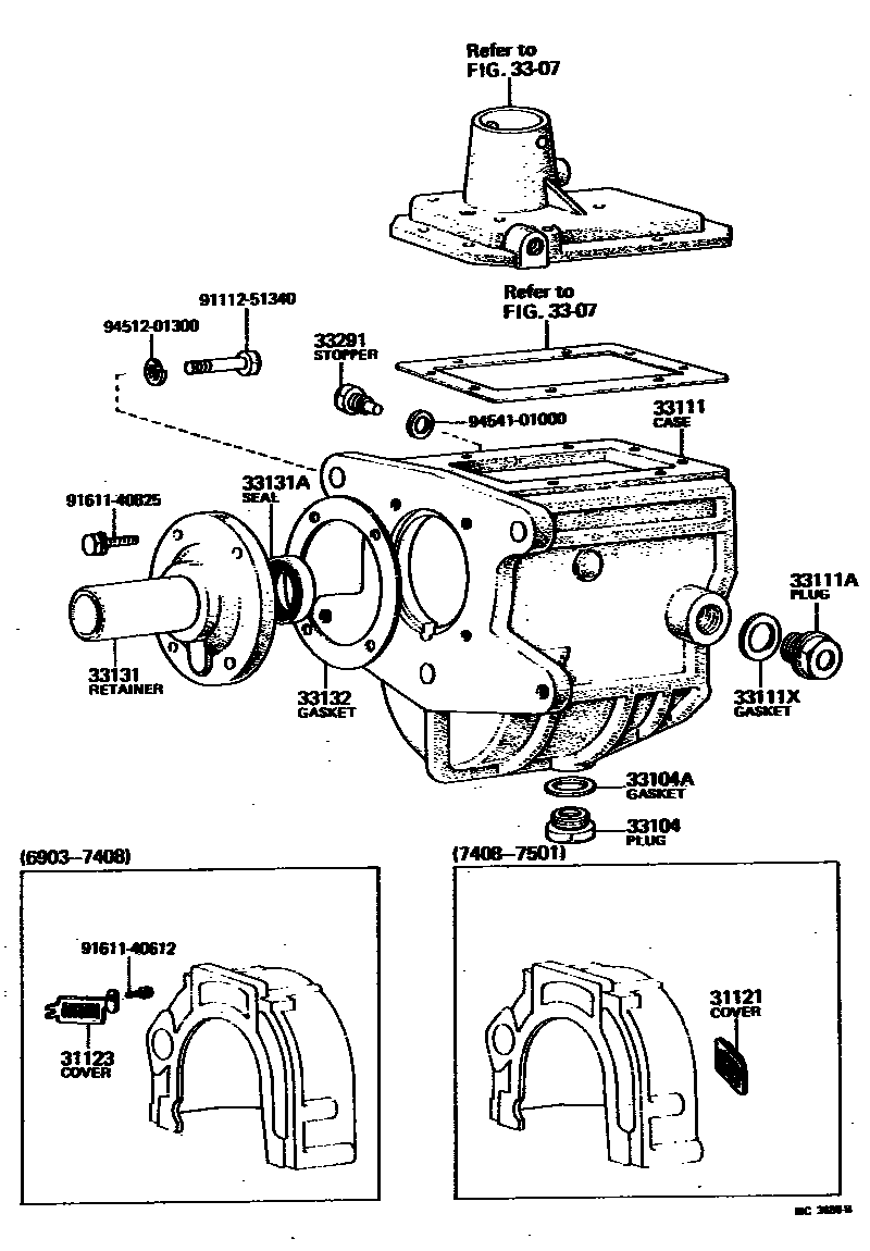 3302 — CLUTCH HOUSING & TRANSMISSION CASE (MTM)