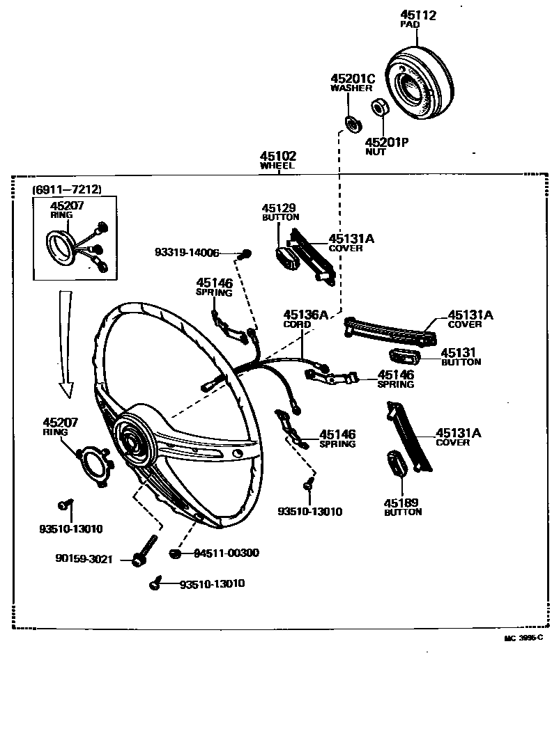 4504 — STEERING WHEEL