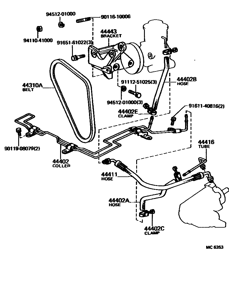 4503 — POWER STEERING TUBE