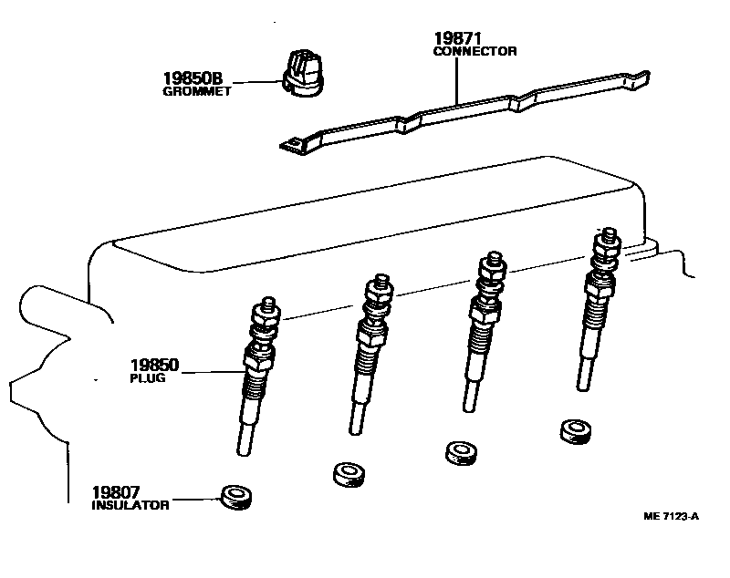 1901 — IGNITION COIL & SPARK PLUG / GLOW PLUG